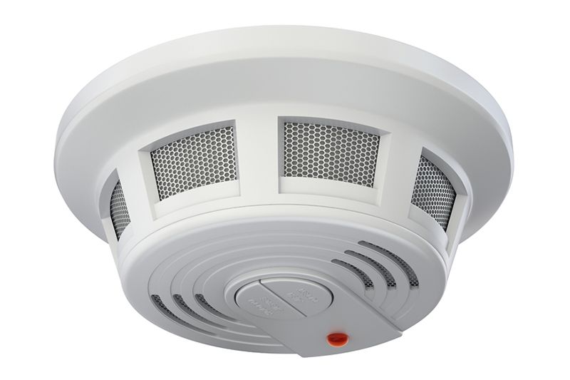 A carbon monoxide alarm. Learn the Facts About Carbon Monoxide.