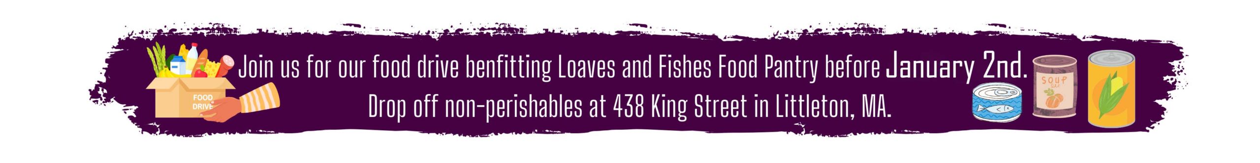 Banner for Food Drive 2026