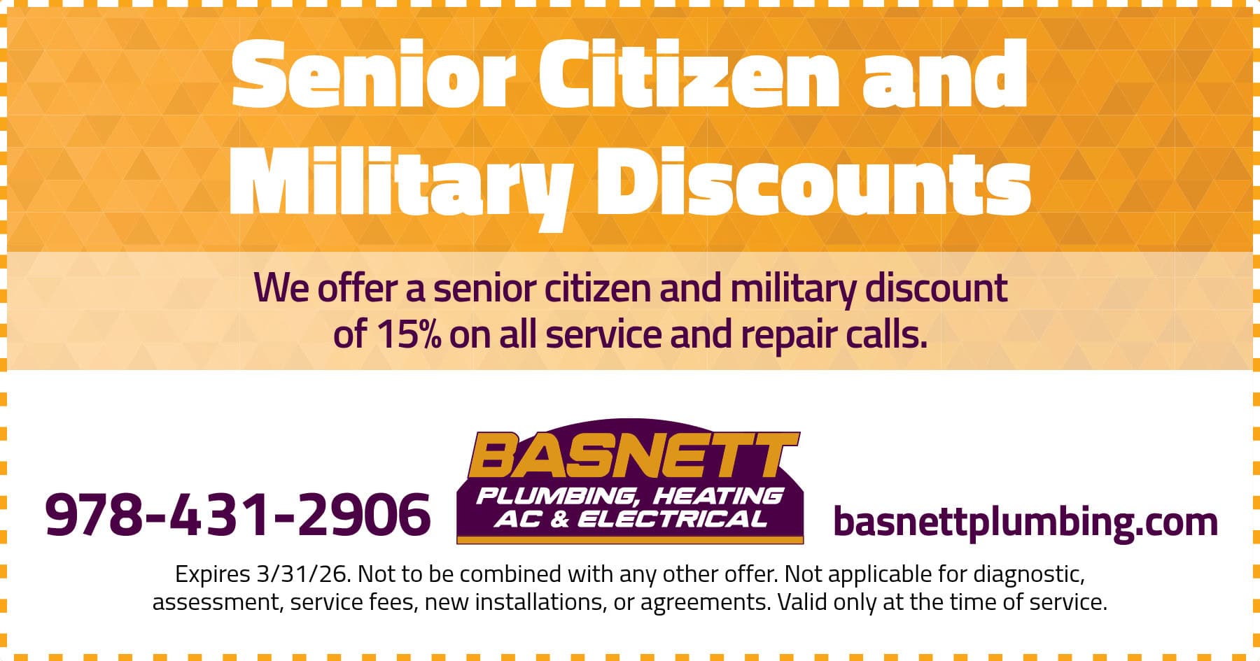 Senior Citizen and Military Discounts