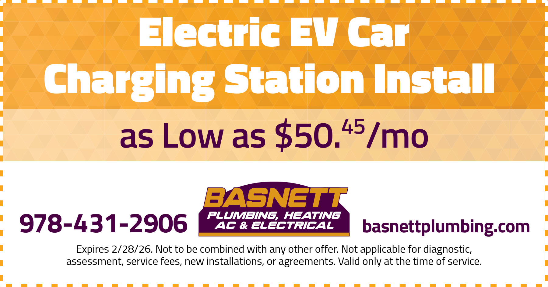 Electric EV Car Charging Station Install as los as $50/month