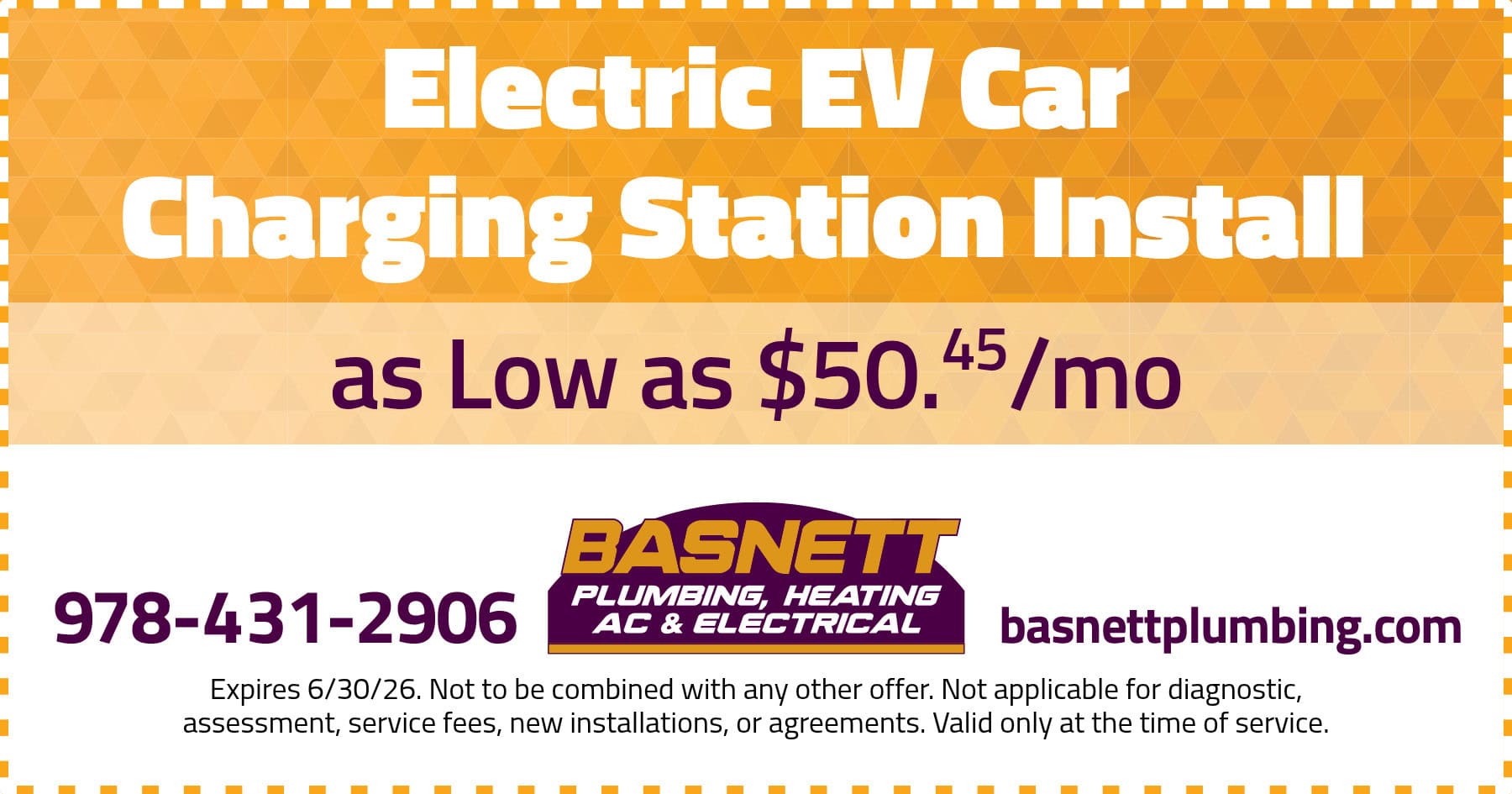 Electric EV Car Charging Station Install as low as $50/Mo