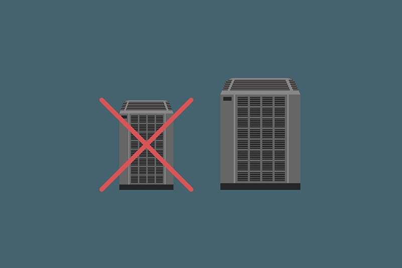 Illustration of two air conditioners on a gray background, Video - What Are Common Mistakes Made When Purchasing a New AC?