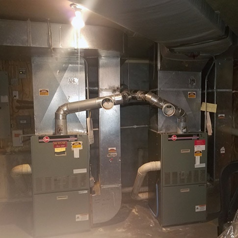 AC and Heat Replacement and Electrical | Before