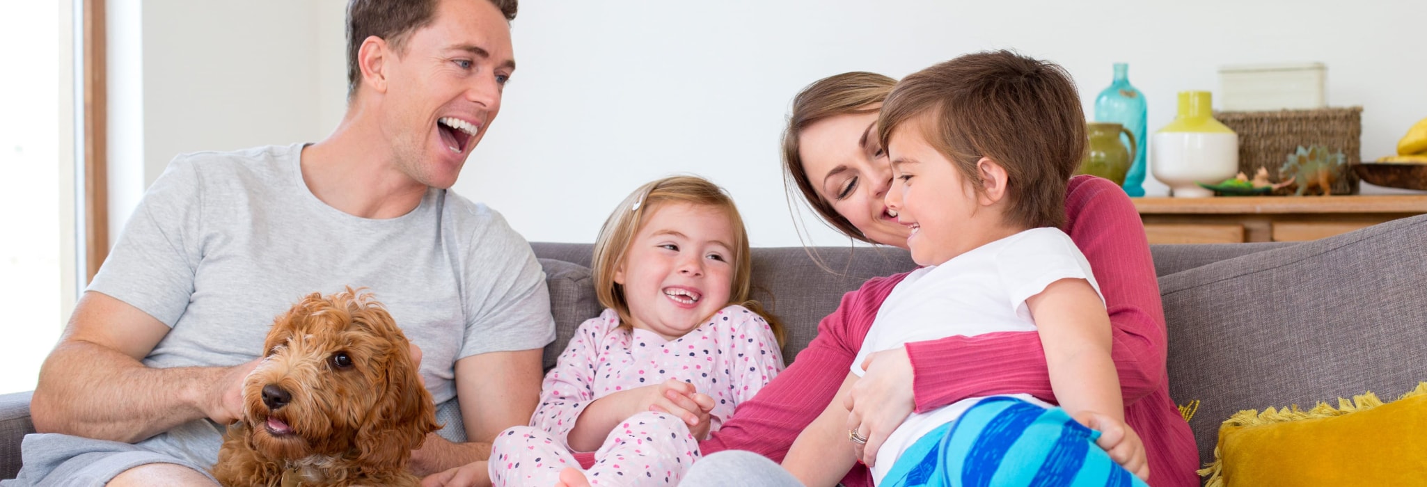 Comfortable family.