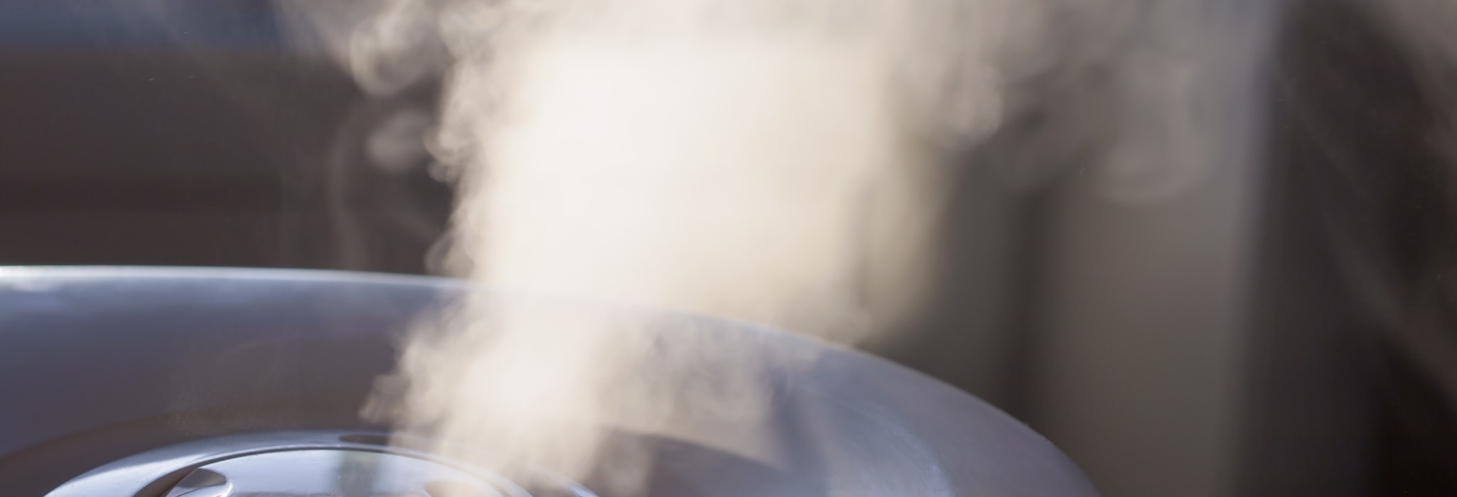 Steam shows humidity.