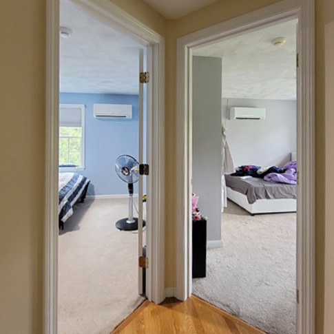 New 2 Zone Mini-Split Installation | Inside | Westford, MA