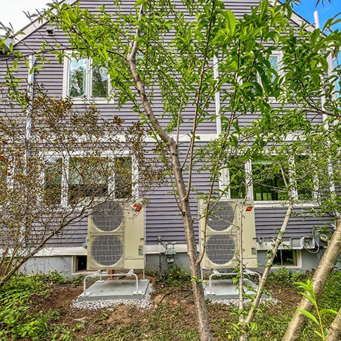 4 Zone Mini-Split Installation in Lincoln, MA | Outside Systems