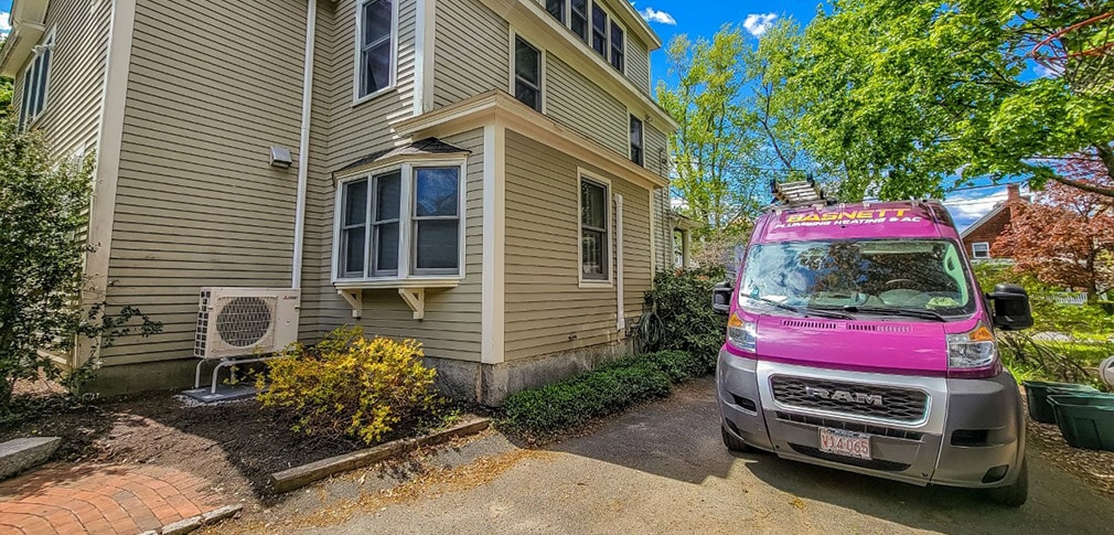 New 3 Zone Mini Split Installation in Concord, MA